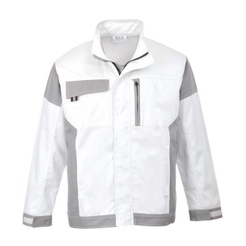 white painters jacket