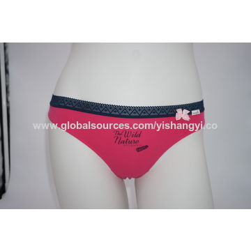ODM Fashion Printed Women Panty - China Ladies Underwear and Underwear  price