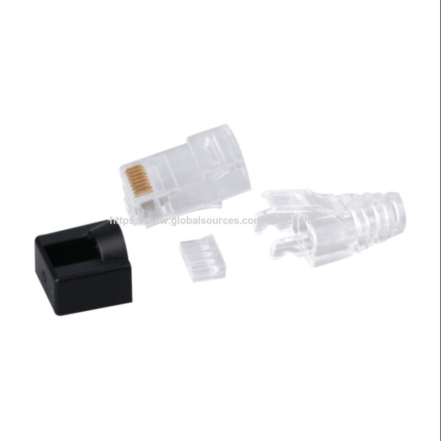 ChinaModular Plug, Set, CAT6 UTP RJ45 Plug, Insert, SR&Boot 6.5mm, with ...