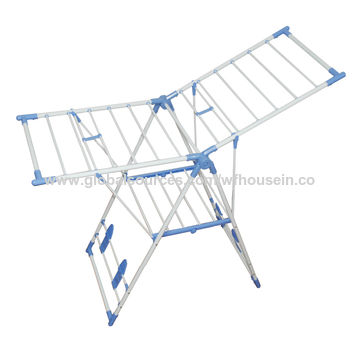 Clothes Drying Rack powder Coating Folded Clothes Airer wings