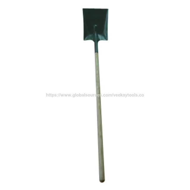 Pala Cuadrada con Mango Largo de Madera - Herramienta de Excavación Profesional para Construcción y Jardinería for sale at factory direct price