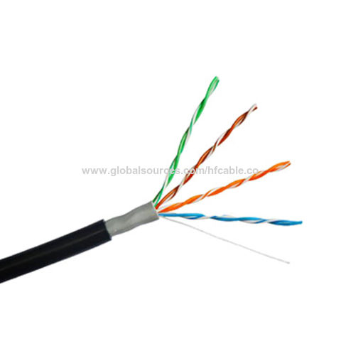 Buy Wholesale China Outdoor Cat5e Cable, 4 Pairs 24awg, Double Jacket ...