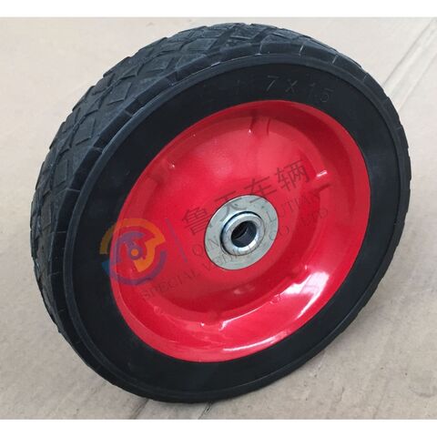 Buy Wholesale China 7x1.5 Solid Cart Tires/air Compressor Wheels 7