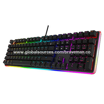 Buy Wholesale China 100% Mechanical Keys Rgb 108 Keys Keyboard For Game ...