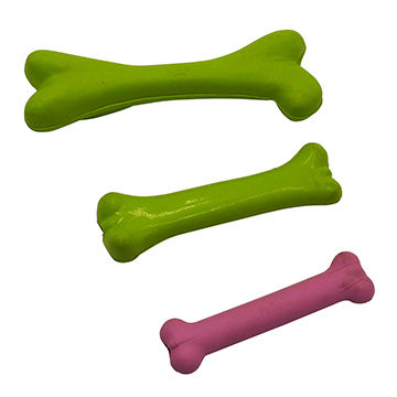 hard rubber dog bone