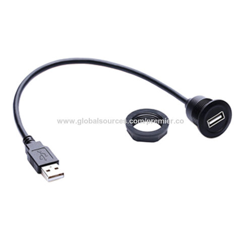 Connector/Port Re-locator Ships FREE FrontX USB 2.0 cable Female to Male USB A 