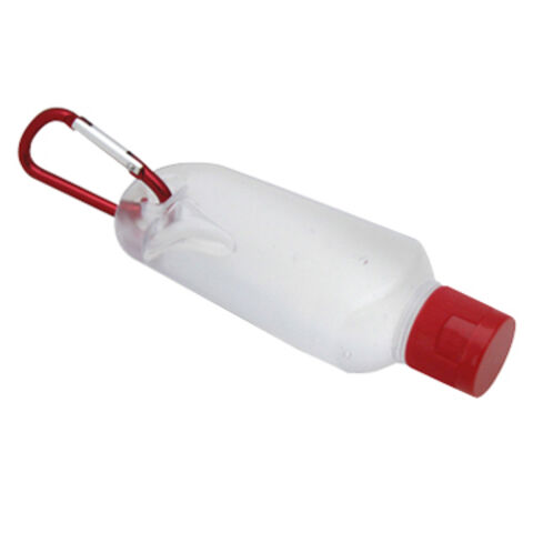 Desinfectante de Manos en Botella de Plástico con Mosquetón - Ideal para Mayoristas