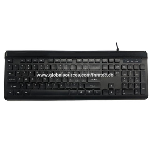 Claviers de bureau filaires avec interface USB pour PC OEM, 104 touches, clavier standard pour bureau for sale at factory direct price