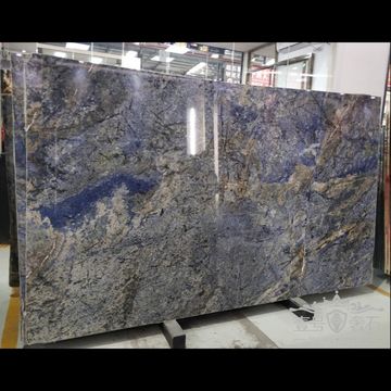 Newstar Polished 2cm Azul Bahia Blue Granite Stone Wall Flooring Tile Slab,  Beautiful Blue Dream Granite Countertop in Kitchen from China 