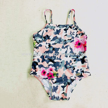 Buy Wholesale China 2019 Girls Swimwear One Piece Normal Style Digital ...