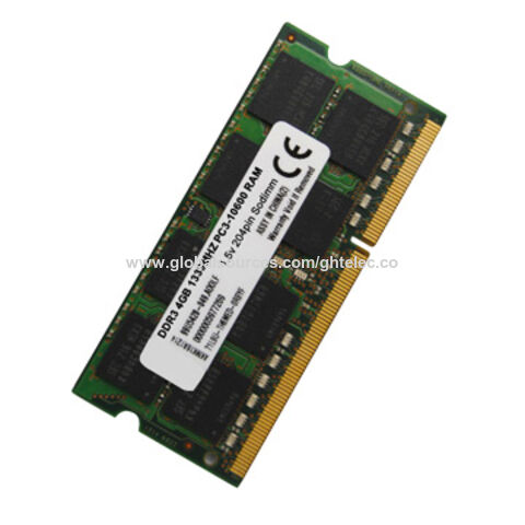 4gb pc3 10600 memory for laptop