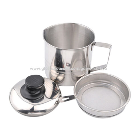 Buy Wholesale China Stainless Steel Oil Pot Stainless Steel Oil Pot   Stainless Steel Oil Pot 