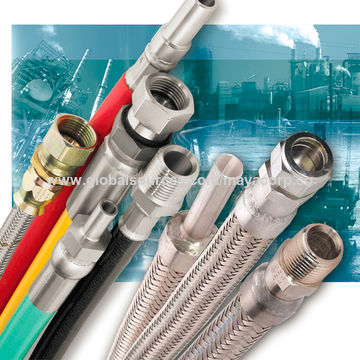 China PTFE high pressure hose Wire Braid Hydraulic Hose Spiraled ...