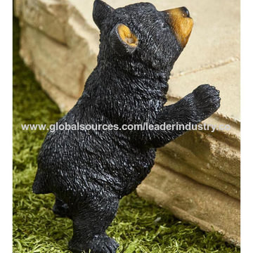Black Bear Welcome Statue
