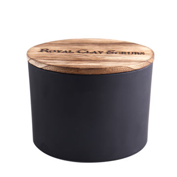 Buy Standard Quality China Wholesale 20oz 22oz 650ml Short Round Matte  Black Glass Candle Jar With Wooden Lids For Candle Making $1.5 Direct from  Factory at Zibo Fory Glass Co., Ltd.