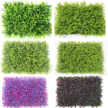 Plastic Artificial Vertical Grass Green Wall, For Decoration