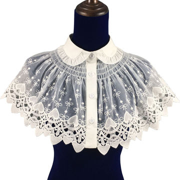 Buy Standard Quality China Wholesale Oem Scolloped Ruffled Mesh Fairy Lace Floral Detachable Collar $0.81 Direct from Factory at Jupin Group Co., Ltd. | Globalsources.com Buy Standard Quality China Wholesale Oem Scolloped Ruffled Mesh Fairy Lace Floral Detachable Collar $0.81 Direct from Factory at Jupin Group Co., Ltd. | Globalsources.com