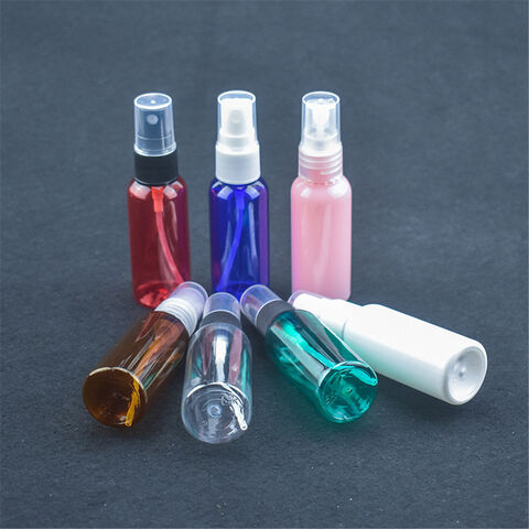 35/50/100ml PET-Kunststoff Rund-/Flachsprühflasche für Desinfektionsmittel mit Klappdeckel/Zerstäuberpumpe for sale at factory direct price