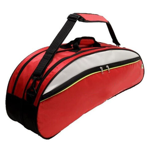 Sac de raquette pour 6 raquettes, confortable, à bandoulière unique, sacs de raquette de badminton imperméables et résistants à la poussière, sacs de raquette portables