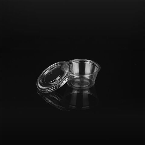 Buy Wholesale China Hot Sale 27ml Disposable Pla Clear Plastic Mini Sauce  Packaging Cup & Plastic Mini Sauce Cup at USD 0.032