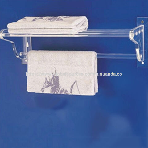 Plexiglas Handtuchhalter nach Maß, Acryl Handtuchhalter PMMA Perspex klar for sale at factory direct price