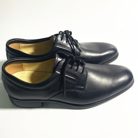 Full Grain Leather Rubber Outsole Military Army Black Officer Shoes - China Leather  Shoes and Men Shoe price