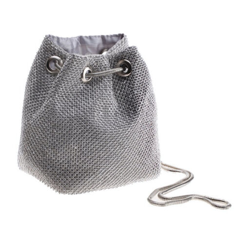 Novas Bolsas de Mão da Moda Feminina, Bolsa de Festa de Diamantes para Senhoras, Bolsa Balde