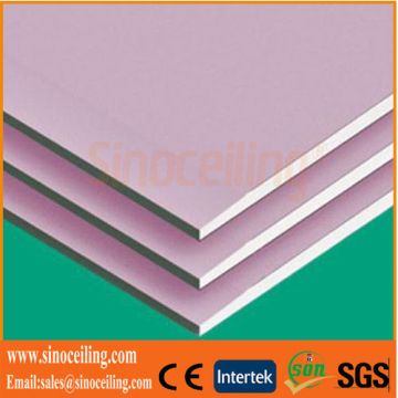 Buy Wholesale China Fireproof Gypsum Board Paper Gypsum Board Drywall Partition Board