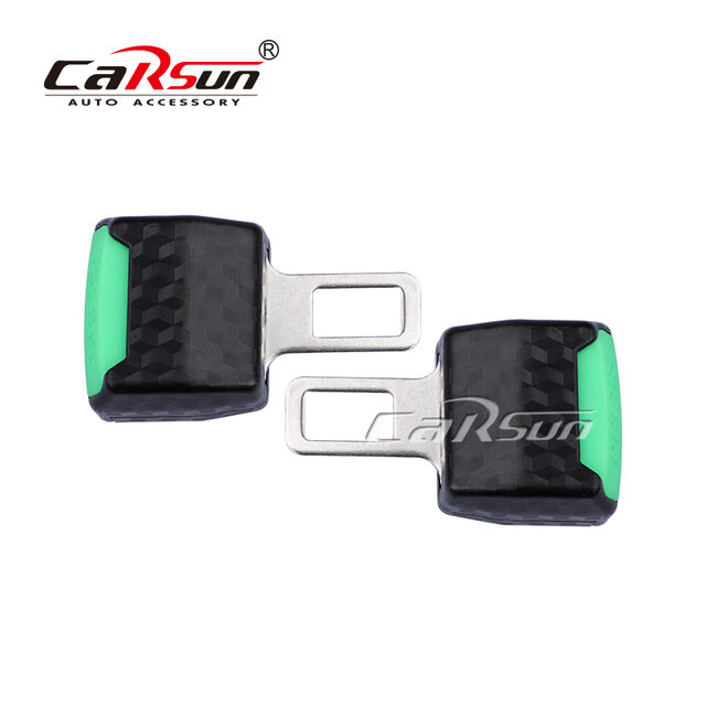 Boucles de ceinture de sécurité de voiture populaires 2020, 2 pièces, fibre de carbone