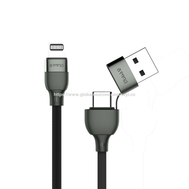 Cable multifunción 2 en 1, Cable USB C a Lightning PD, Cable USB AM a Lightning para iPhone, iPad for sale at factory direct price