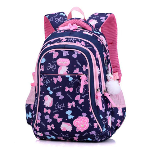 For School Children Schoolbags For Girls Primary School Book Bag School Bags  Printing Backpack (Pink