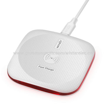 Wireless Charger Pad 10W fast charger QI certified fast charging quick charging breathing LED light for sale at factory direct price