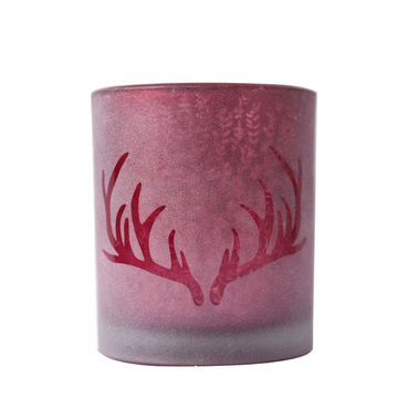 wholesale custom colored pink candle jars,High Quality Glass