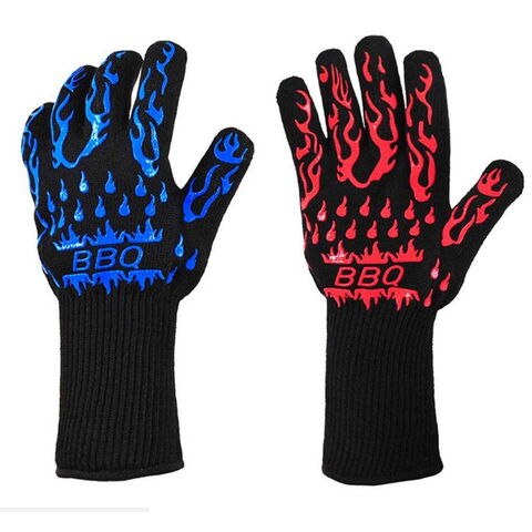 High Temperature Resistant Gloves, 500 Degrees, Bbq, Flame