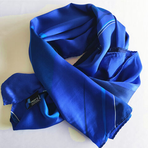 Scarf manufacturer custom head scarf wholesale twilly scarf bag handle