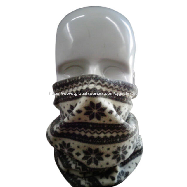 Atacado de aquecedor de pescoço 100% poliéster com encosto alto e estampado, para uso no inverno for sale at factory direct price