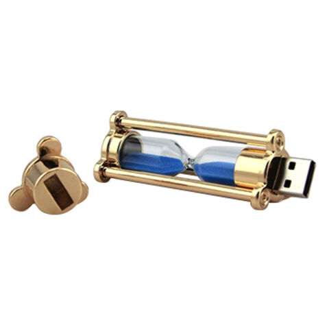 Clé USB Sablier, 4 Go à 64 Go, Compatible PC, Ordinateur Portable et Smartphone - Idéal pour les Professionnels