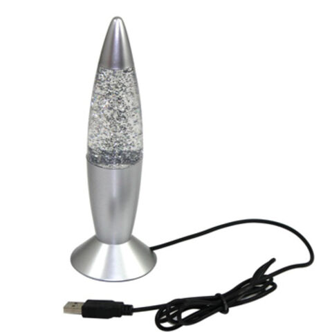USB Raketen-Pailletten-Lavalampe - Dekorative Schreibtischlampe im Großhandel for sale at factory direct price