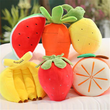 Simulation Plush Cushion Plush Fruit outlets Cushion