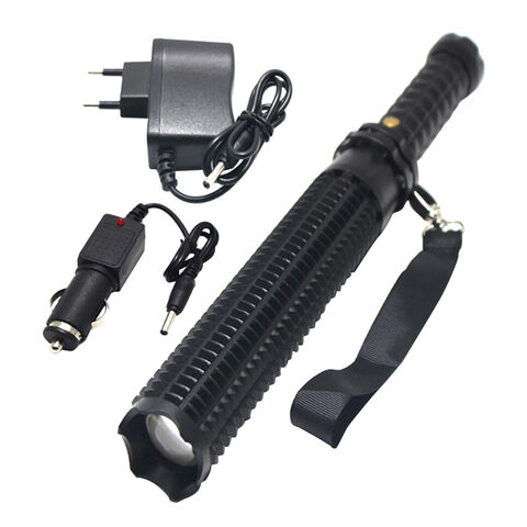 Self-defence Led Flashlight 18650 Lantern Tactical Zoom Penlight