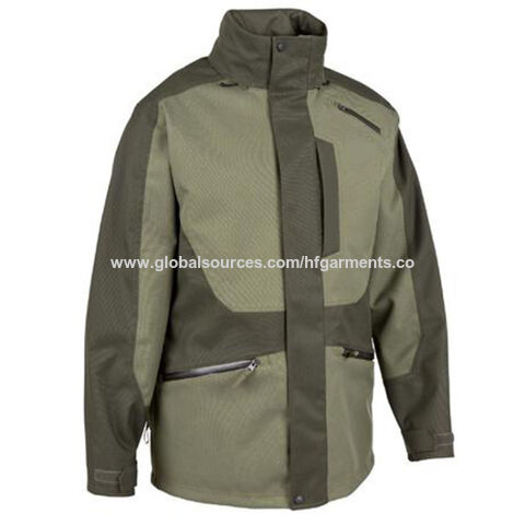 Mens Solognac Hunting Fleece Jacket Warm Lightweight Outdoor Causal Brown New 