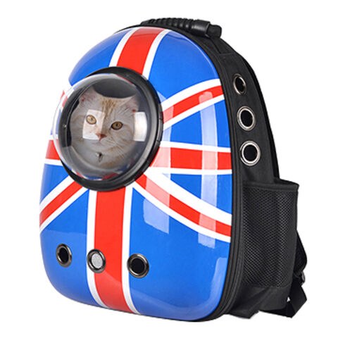 Cat Carrier - Breathable Space Bubble Cat Backpack, Blue