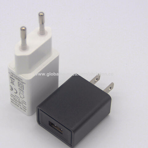 US Plug 5V 1A USB Port Wall Charger 5 Volt 1 Amp AC-DC Power Adapter  Converter