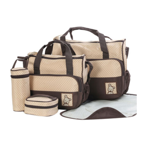 Bolsa de maternidade multifuncional clássica para troca de fraldas de bebê azul marinho - Fabricante
