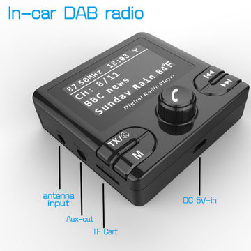 Kinematik Arthur Centralisere Buy Wholesale China Car Dab Radio Adapter With Bluetooth Hands-free, Fm  Transmitter,plug And Play & Car Dab ,dab Radio, Dab Adapter, Dab Receiver  at USD 18 | Global Sources