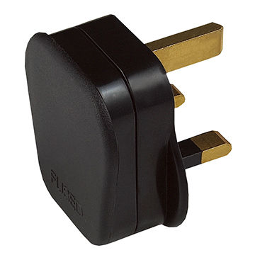 China Multi adapters ABS housing copper 3 square pin with fuse 13A 250V ...