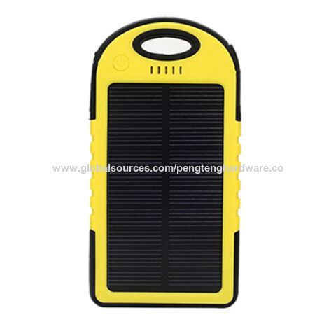 Compre Cargador De Banco De Energía Móvil Solar Portátil 10000mah y Cargador  Solar Para Teléfono Móvil de China por 12.95 USD