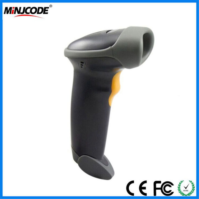 Scanner de código de barras a laser 1D com fio, boa qualidade e preço, construção robusta, MJ2808