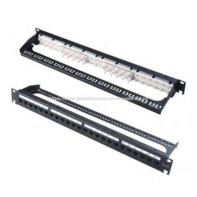 Werkzeugloses Cat6 Cat6a Patchpanel UTP 24 Ports 1U 19 Zoll Hochwertig CE RoHS Zertifiziert for sale at factory direct price