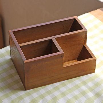 Buy Wholesale China Multifunctional Wooden Desktop Office Supply Caddy ...